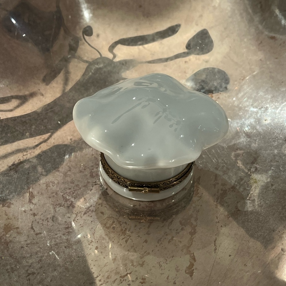 Limoges chef hat Toque Trinket